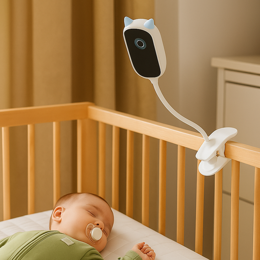 Smart WiFi Baby Cam with App, Lullabies & HD Night Vision