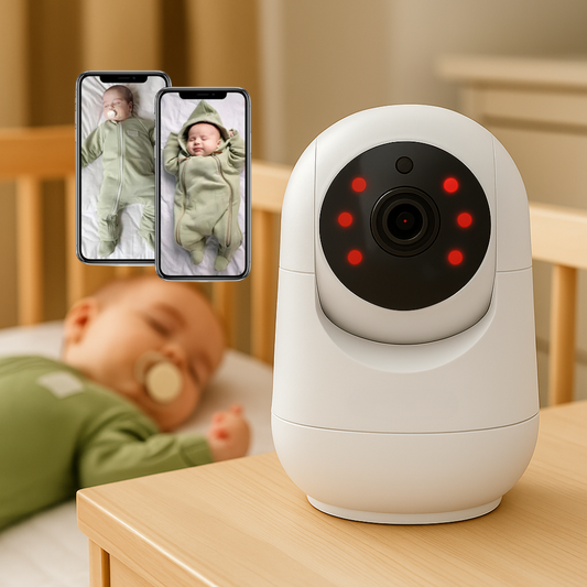 355 degree baby camera with phone app conectivity at guardian's nest