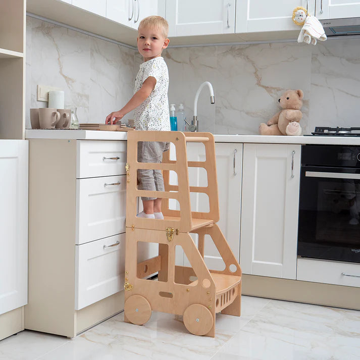 Montessori Convertible Kitchen Tower