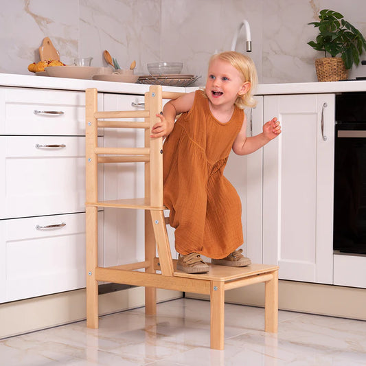 Montessori Toddler Standing Kitchen Tower