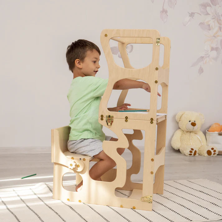 Montessori Convertible Kitchen Tower
