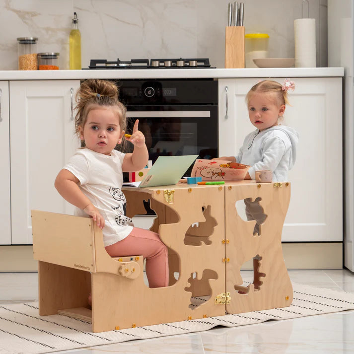Montessori Convertible Kitchen Tower