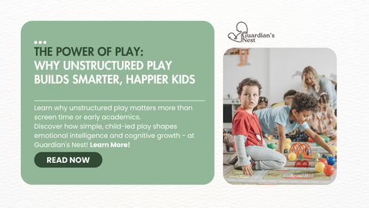 Children engaged in unstructured play 