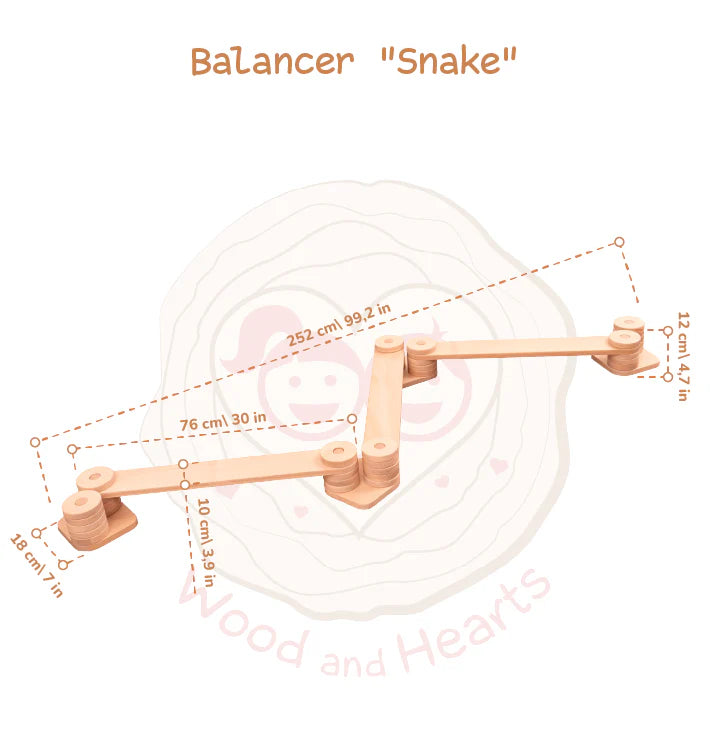 Montessori Balance Beam for Kids